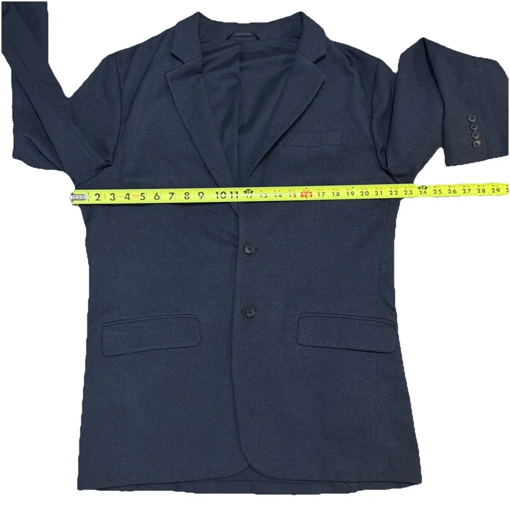 Bluffworks Gramercy Blazer Classic Fit Jacket Blue Hour 42L BW310 7 Pockets